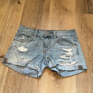 American Eagle denim cutoff shorts